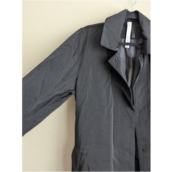 lululemon athletica Black Trench Coat - Picture 9 of 15